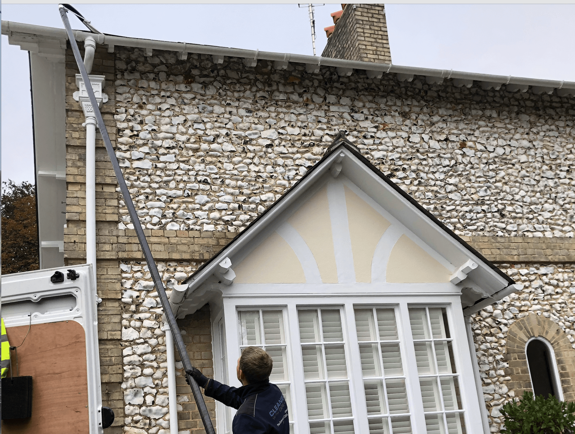 Professional gutter cleaning tools and equipment used by The Roof Moss Cleaners in Cheshunt